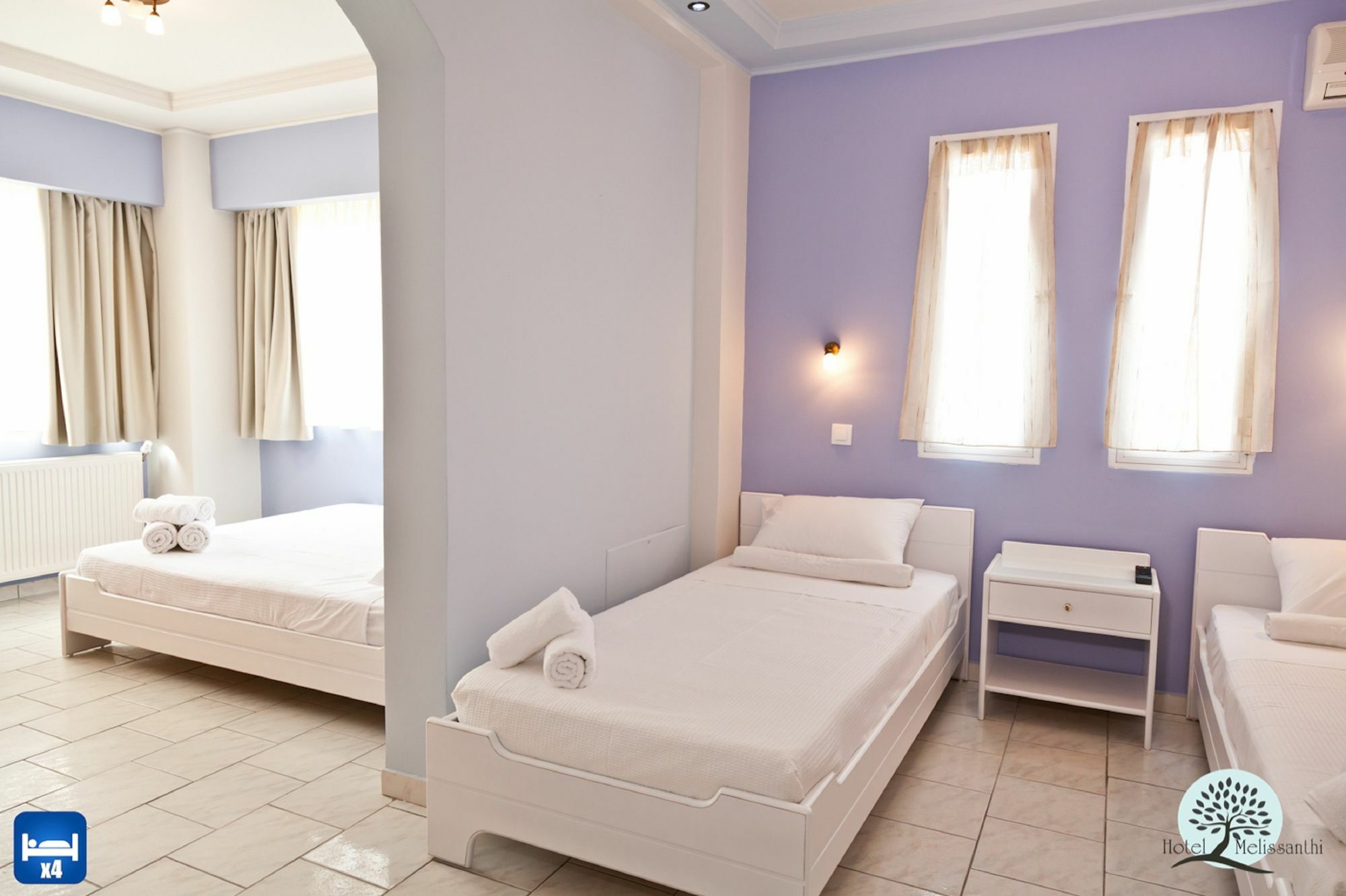 Hotel Melissanthi Паралия Дионисиу Екстериор снимка